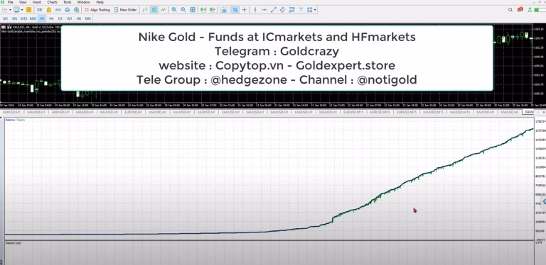 Nike Gold EA MT5 Growth Curve – Long-Term Stable Gold Trading Results