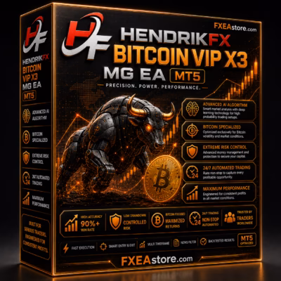 Hendrikfx Bitcoin VIP X3 MG EA MT5