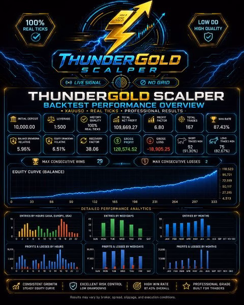 ThunderGold Scalper MT5 V1.3 Unlimited + SetFiles - Image 7