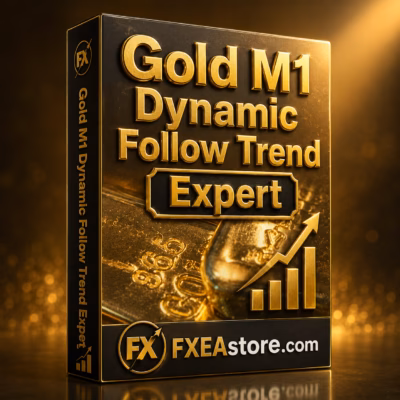 Gold M1 Dynamic Follow Trend Expert MT4