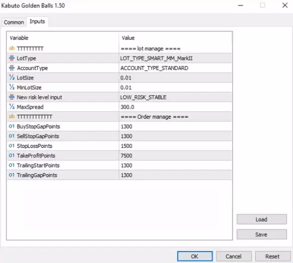 Kabuto Golden Balls EA MT5 V1.5 Unlimited + SetFiles - Image 3